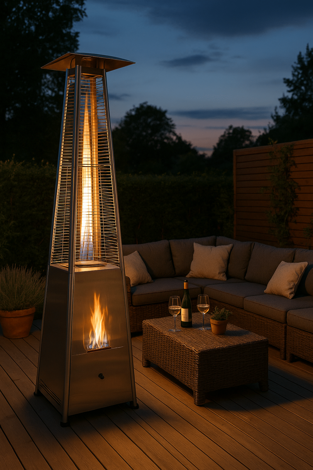 Forleng Utesesongen Med En Gassdrevet Terrassevarmer
